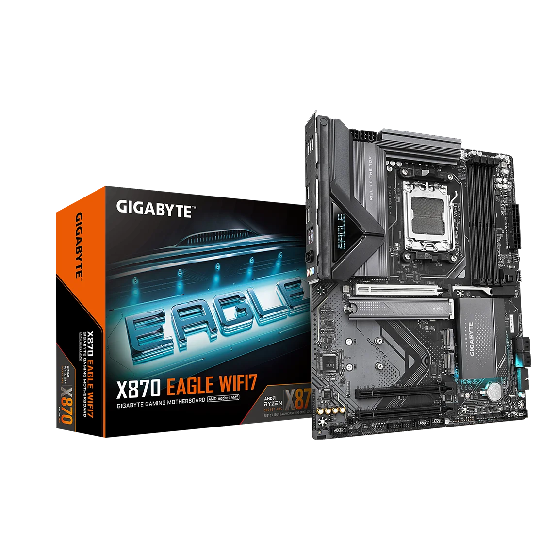 Новый X870 EAGLE WIFI7 AM5 AMD 9000 Процессор DDR5 USB4 Порт PCIE 5,0 WIFI 7 Игровая материнская плата X870 Материнские платы