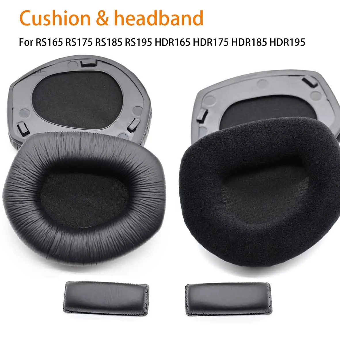 Новые бархатные сменные амбушюры, амбушюры для наушников Sennheiser RS165 RS175 RS185 RS195 HDR165 HDR175 HDR185 HDR195, наушники