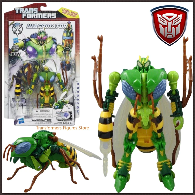 В наличии Hasbro Трансформеры серии G 30-я годовщина D Класс Waspinator экшн-фигурка аниме подвижная Коллекционная модель робота