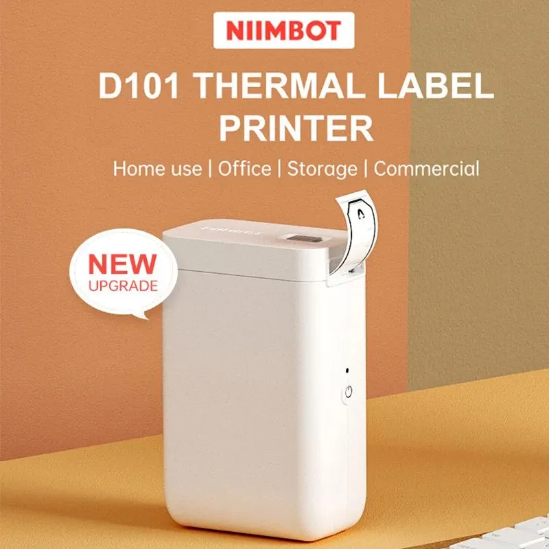 NiiMbot D101 Портативный карманный мини-принтер для печати этикеток без чернильной печати для телефона, планшета, офиса, дома, организации D11 Plus