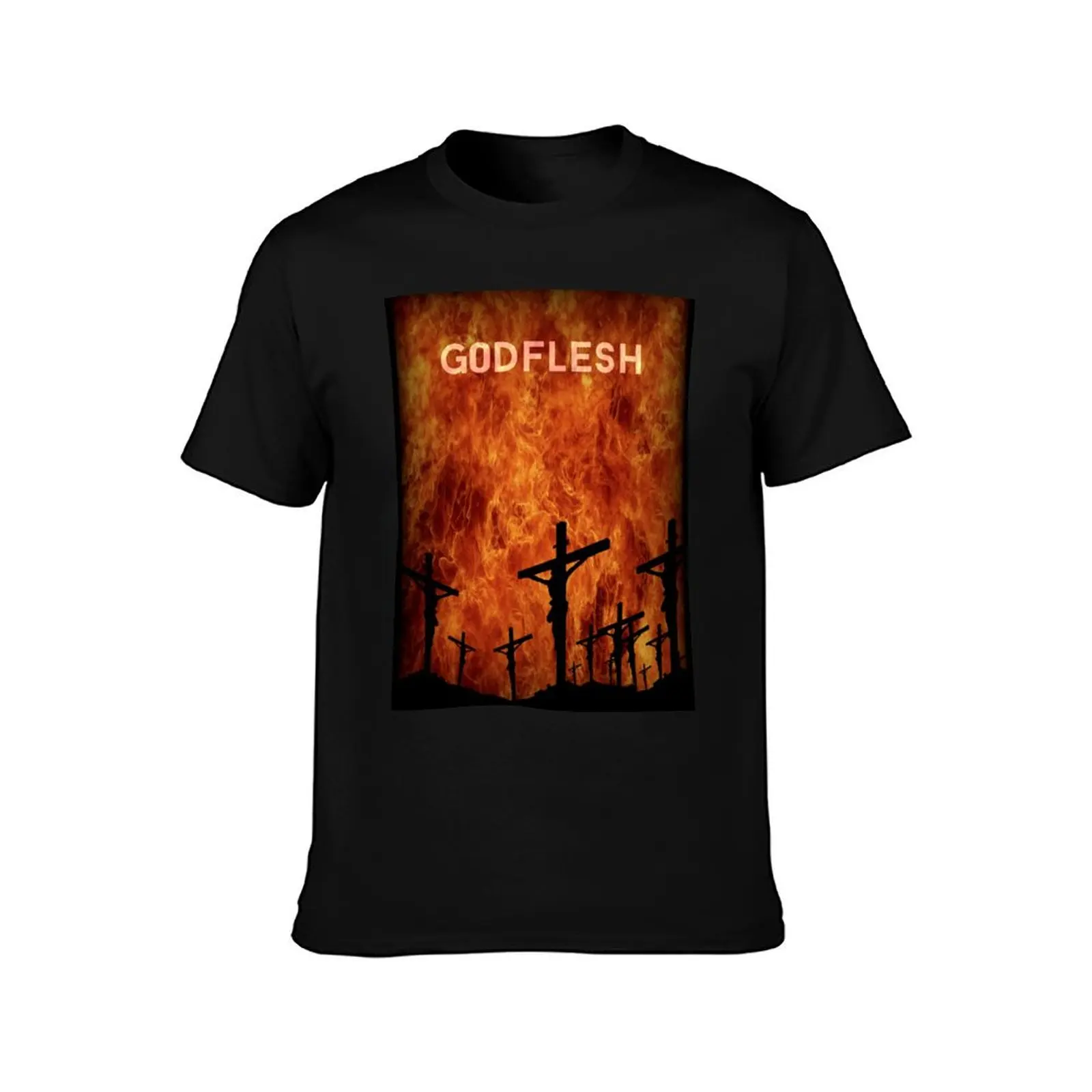 Фото Godflesh — Streetcleaner. Футболка дешевые вещи забавная рубашка хлопок лето 2025 мужские белые футболки №2