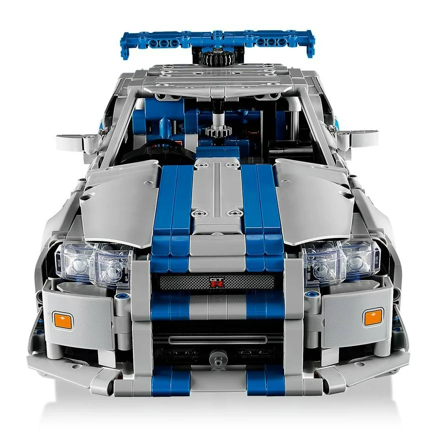 Фото LEGO ®   Техник ™   2 Fast 2 Furious Nissan Skyline GT-R (R34) Автомобиль 42210 Комплект для взрослых в возрасте + 1410 предметов №5