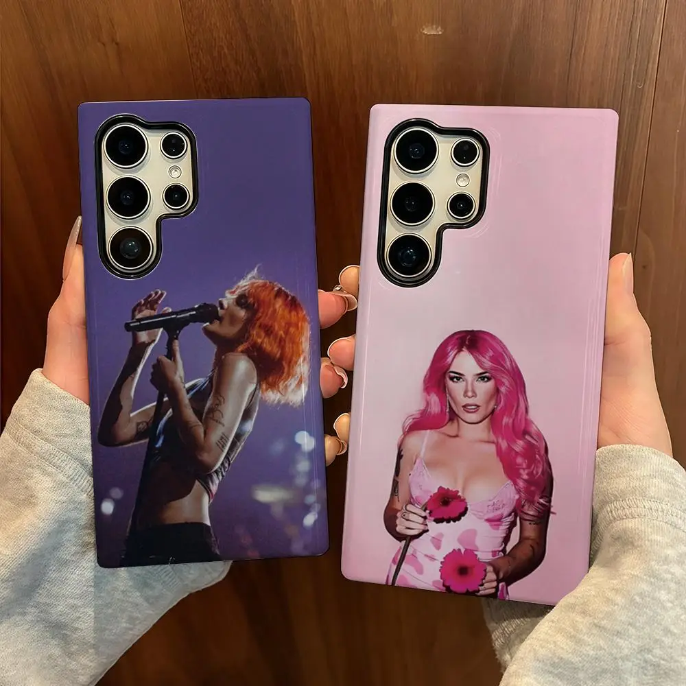 Чехол для телефона H-Halsey для Samsung S25, пленочный корпус, роскошный GalaxyS24Ultra 23plus S22 21 A56 36 26 16, двухслойный чехол