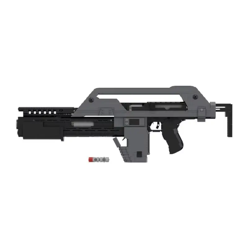 2296 шт. фильм-игра MOC Aliens M41A импульсная винтовка 1:1 реплика модели строительные блоки морская пехота оружие игрушечный пистолет кирпичи подарок для мальчиков и детей