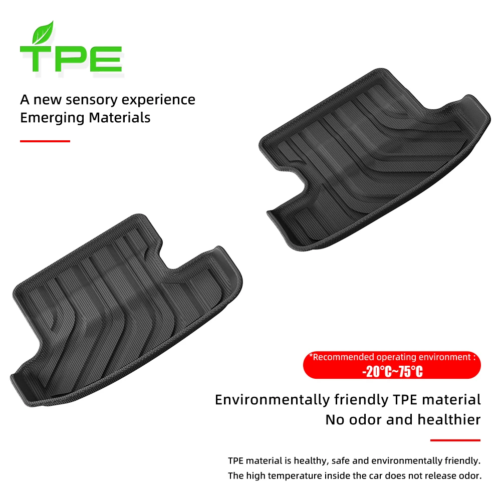 Фото Автомобильный коврик для Ford Mustang 2015-2024 Fuel TPE 3D, водонепроницаемый нескользящий ковер, автомобильный коврик для ног №4