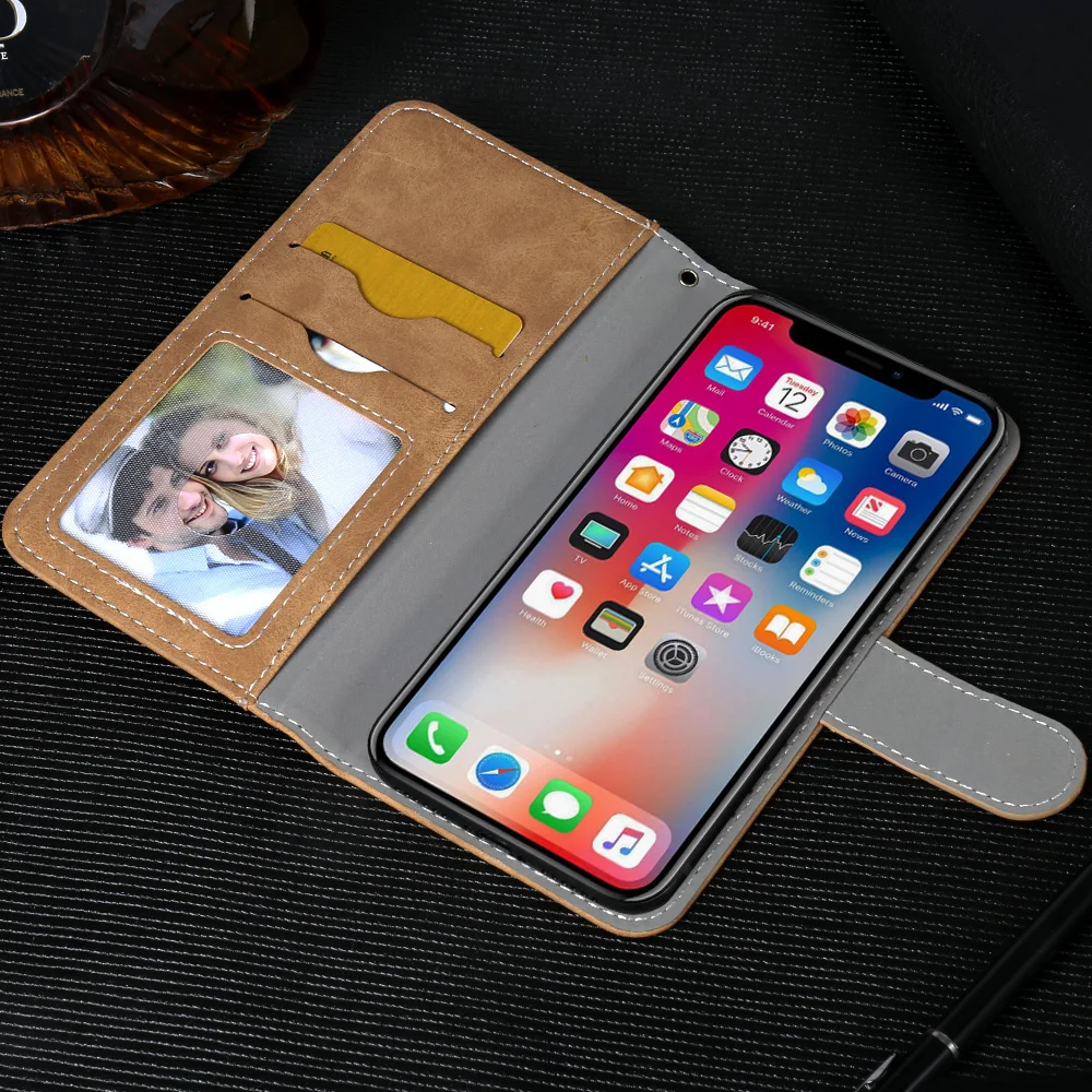 Фото Модный кожаный чехол-кошелек для ASUS ROG Phone 5 5s Pro Ultimate, роскошный чехол-книжка с отделениями для карт, защитный чехол для телефона, стильные сумки №5