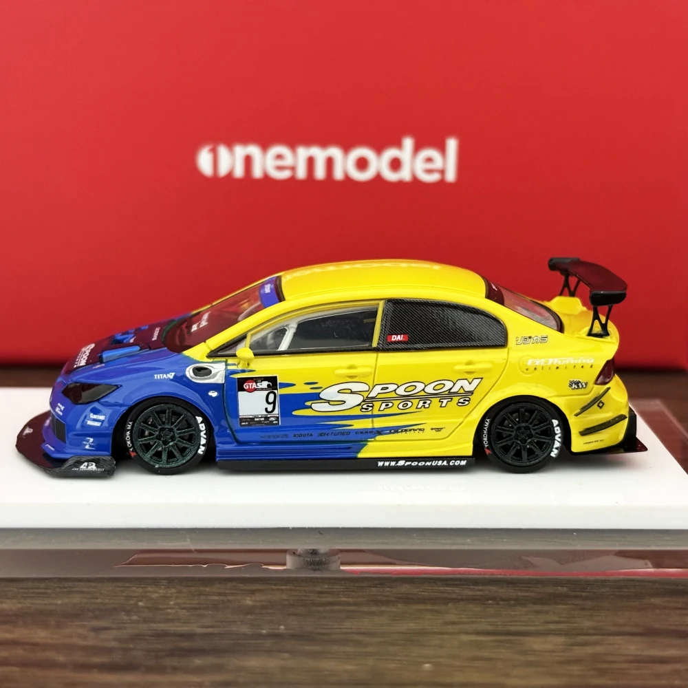Фото Onemodel 1:64 FD2 Spoon Спортивная модель автомобиля из смолы №3