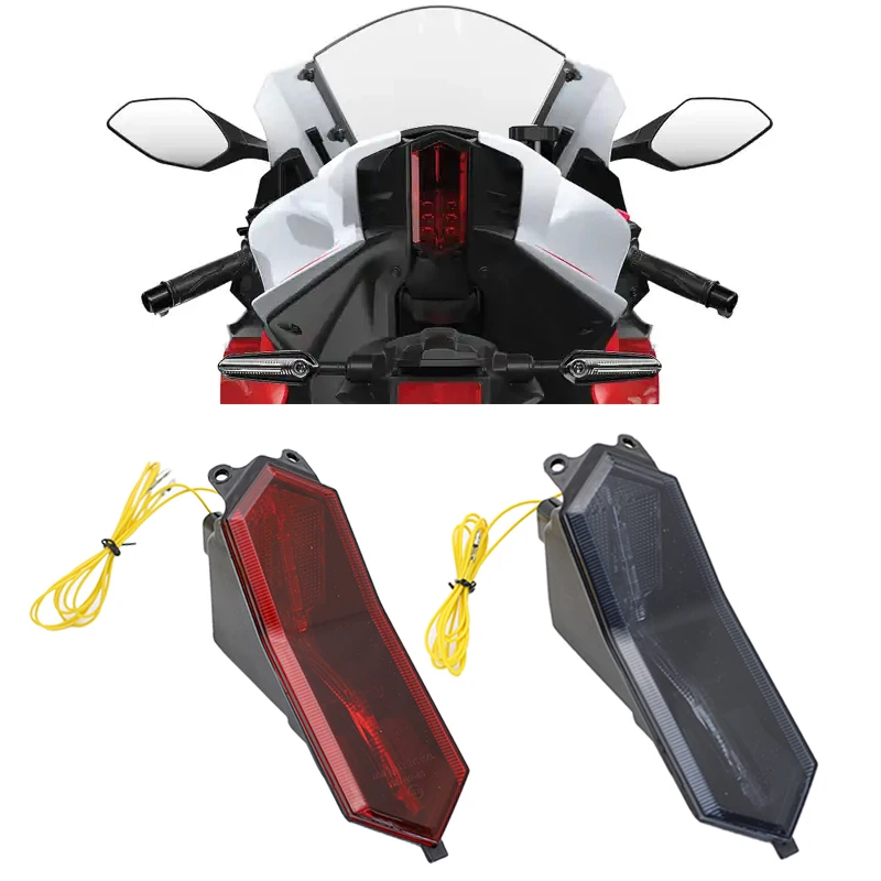 YZF-R7 YZF-R9 мотоциклетный светодиодный задний фонарь, задний стоп-сигнал, встроенный задний фонарь для Yamaha YZF R7 R9 YZFR7 YZFR9 2021-2025