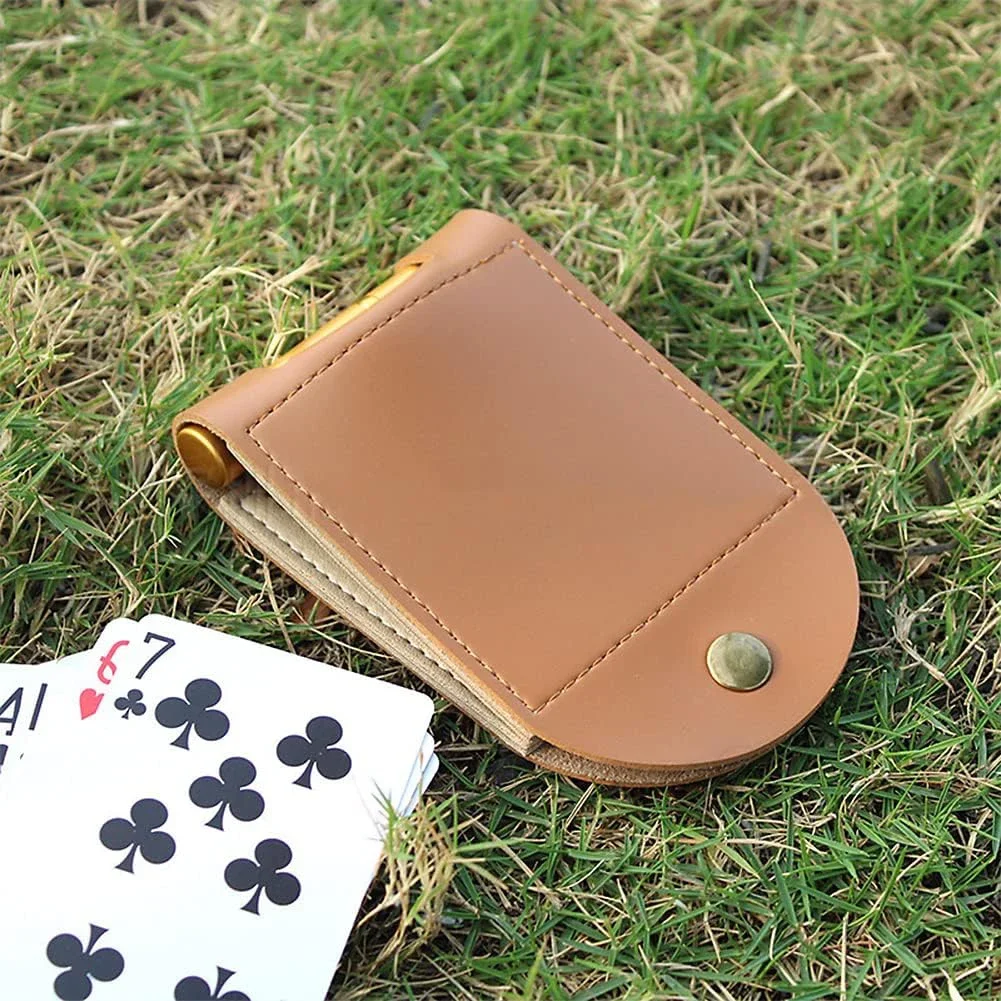 Фото Доска для настольных игр Cribbage, набор из двух трасс, гладкий дизайн, высокое качество, премиум кожа, для игры в любом месте №4