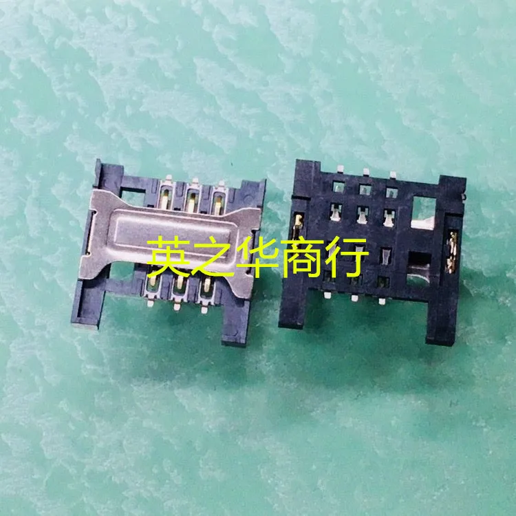 Оригинальная новая Подключаемая SIM-карта, высота 6P, H1.8, простой выдвижной ящик, слот для большой карты, телефон 50 шт.