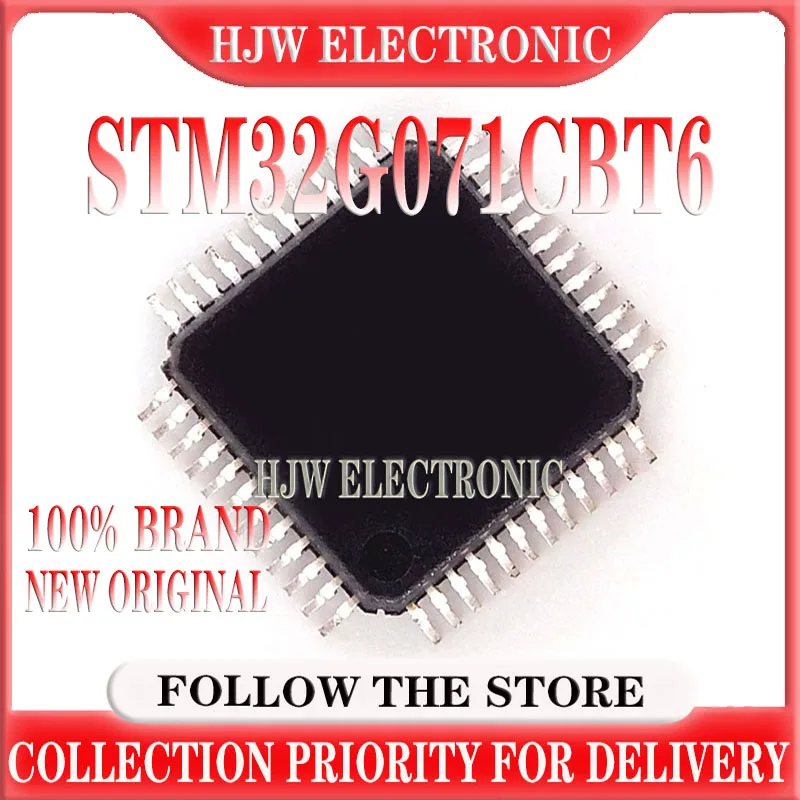 Микроконтроллер STM32G071CBT6 STM32G071CBT6TR STM32G071 LQFP48, новый оригинальный, 1-10 шт.
