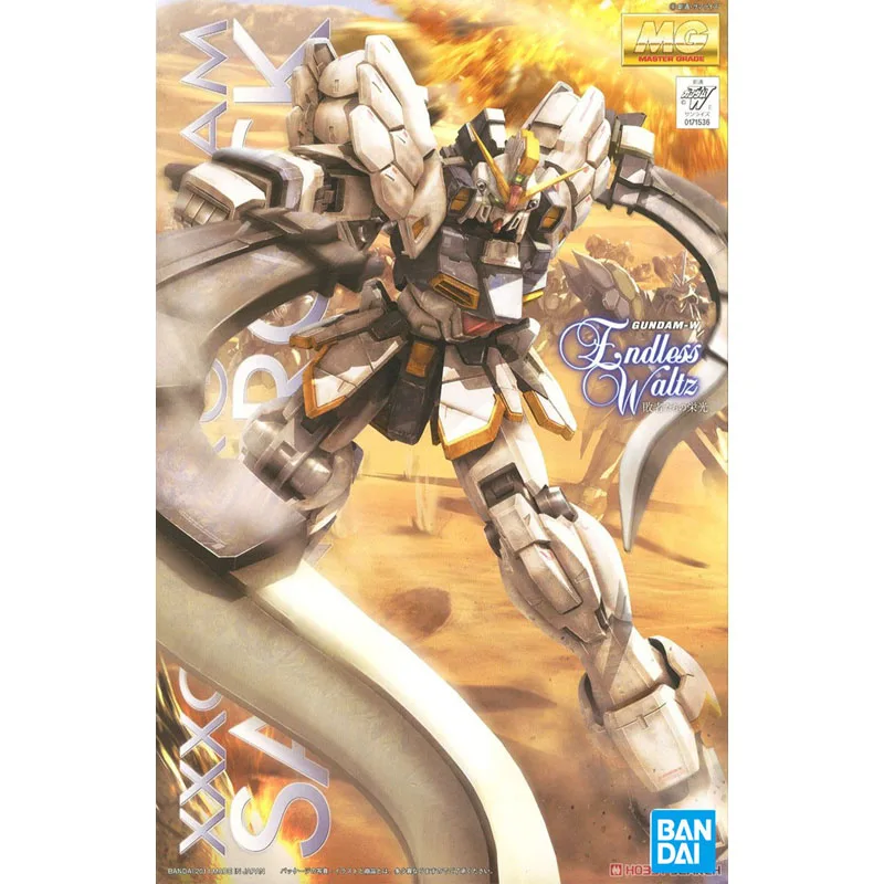 Фото Набор моделей Bandai 71536 мг 1/100 EW Sandrock Gundam Desert в сборе аниме Подлинная экшн-фигурка модели игрушки для мальчиков Детский подарок №2