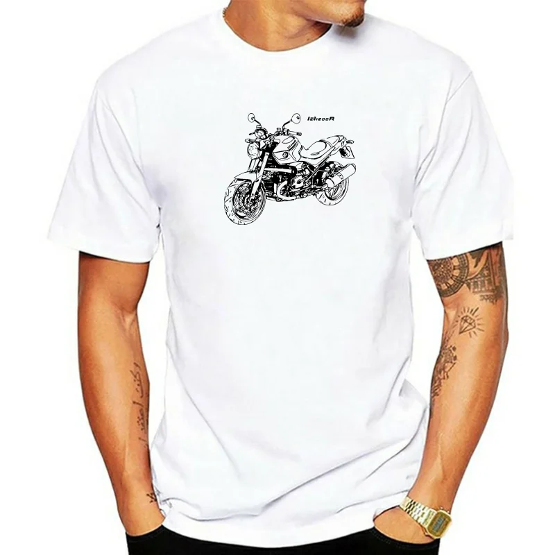 2018 Fashion R1200R T Shirt Mit Grafik R 1200R Bj 2013 Motorcycyle Rally R 1200 R Motorrad Fahrer Tee Shirt 013626