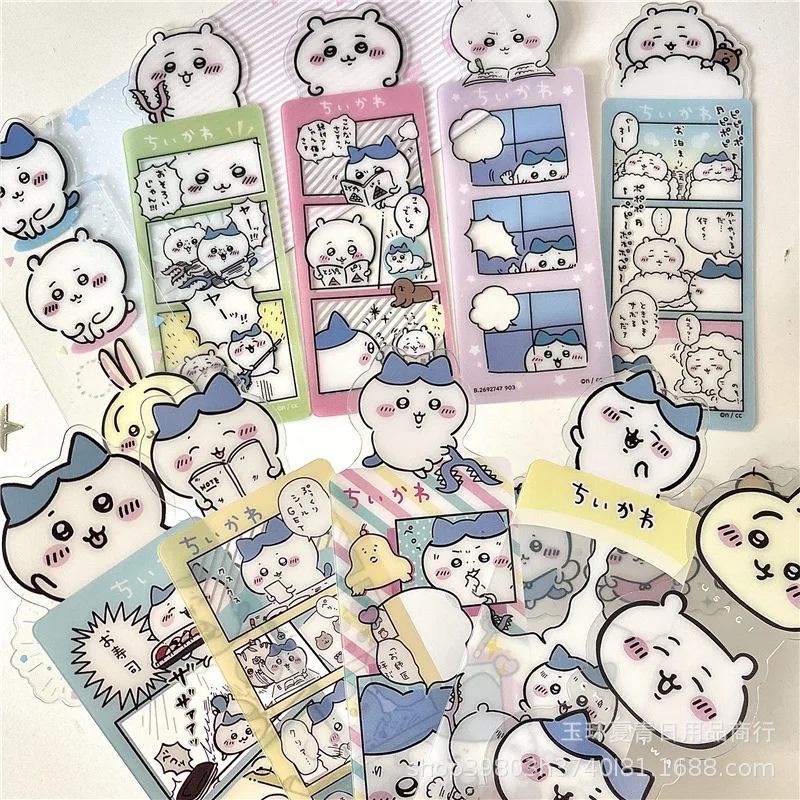 Милая Закладка Chiikawa аниме мультфильм Hachiware Usagi Kawaii креативная ученическая Закладка офисные и школьные принадлежности подарок
