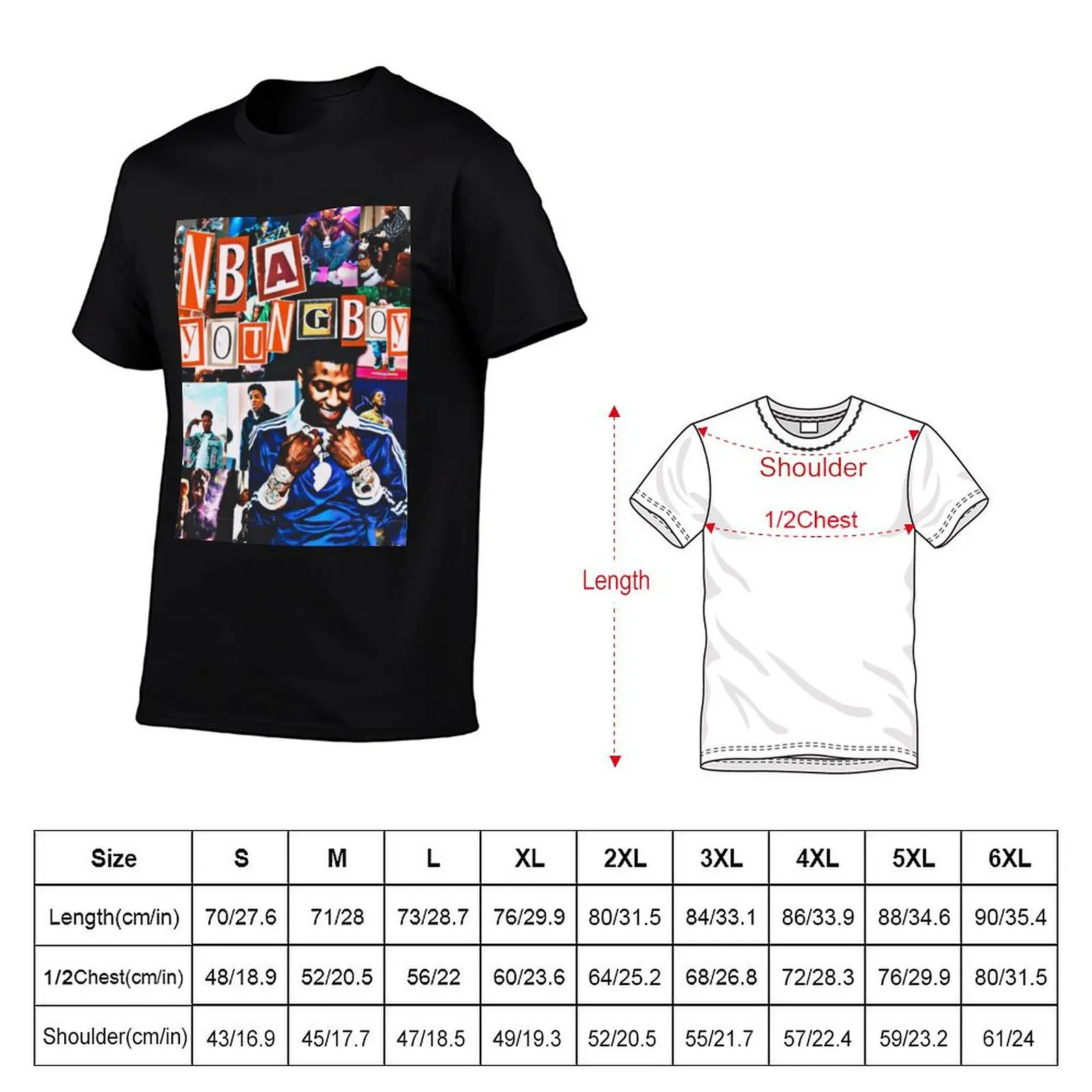 Chemise NBA Youngboy T-Shirt funny gifts boys whites korean fashion blue lock t shirt men 100℅ cotton (art.: 3920cc0a05770) - 3920cc0a05770