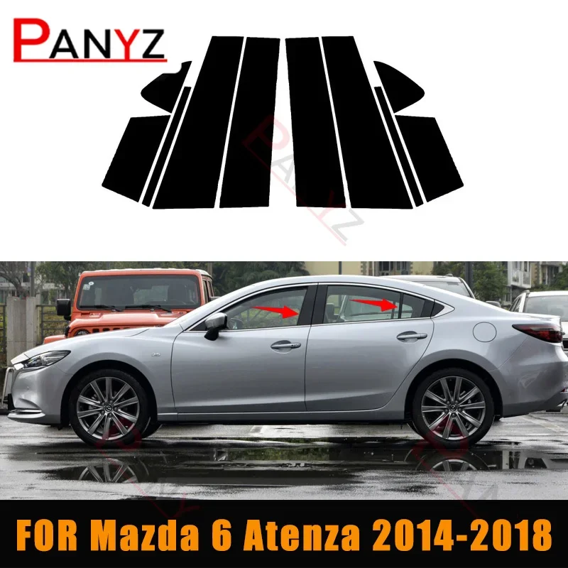 10 шт., накладка на оконную стойку для Mazda 6 Atenza 2014-2018), ручка BC Kolom Stiker