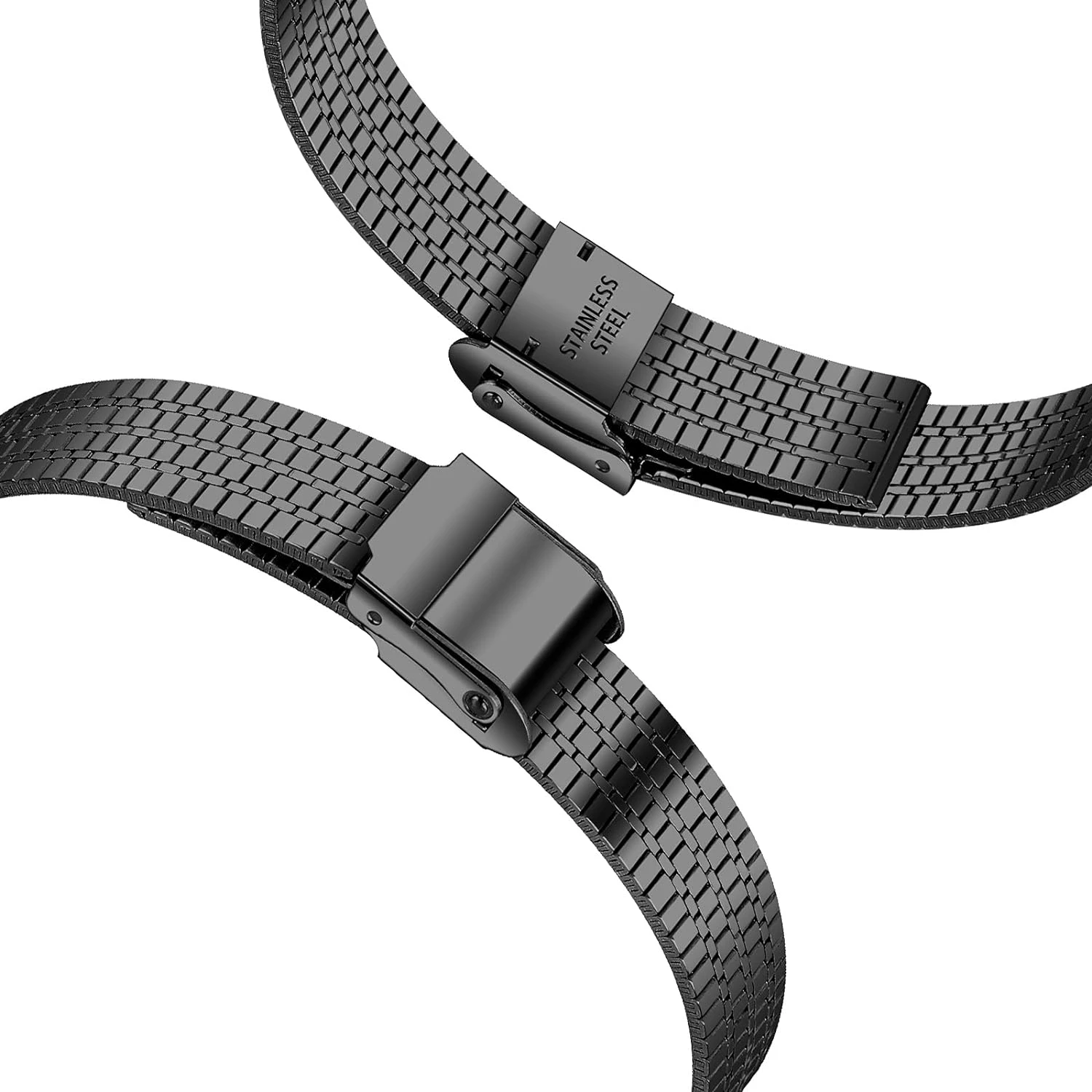 Фото Улучшите свой Fitbit Inspire/Inspire HR с помощью этого элегантного, стильного и безопасного браслета из нержавеющей стали для идеального, прочного, №3