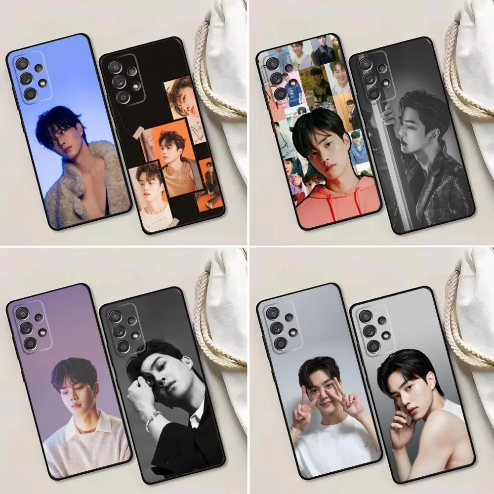 Чехол для телефона с корейским актером Kang Song для Samsung Galaxy A13,A21s,A22,A31,A32,A52,A53,A71,A80,A91, мягкий черный чехол для телефона