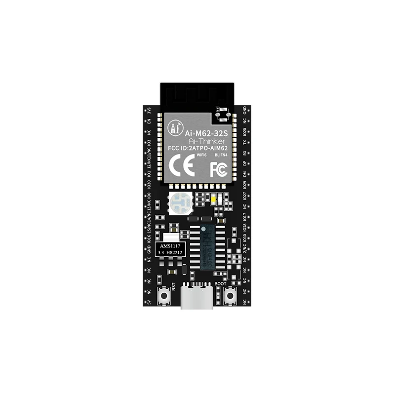 Комбинированный модуль Anxin WiFi6 + Bluetooth BLE5.3, чип BL616, плата разработки Ai-M62-32S