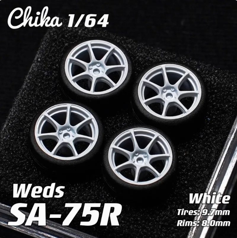 Модель автомобиля, модифицированная ступица колеса 164 Chika NS5RSPXSA75RTE037 8,99,710,5 мм, полимерные колеса, подходят для статических моделей автомобилей 1:64 (art.: 3920d0405e350) - 3920d0405e350
