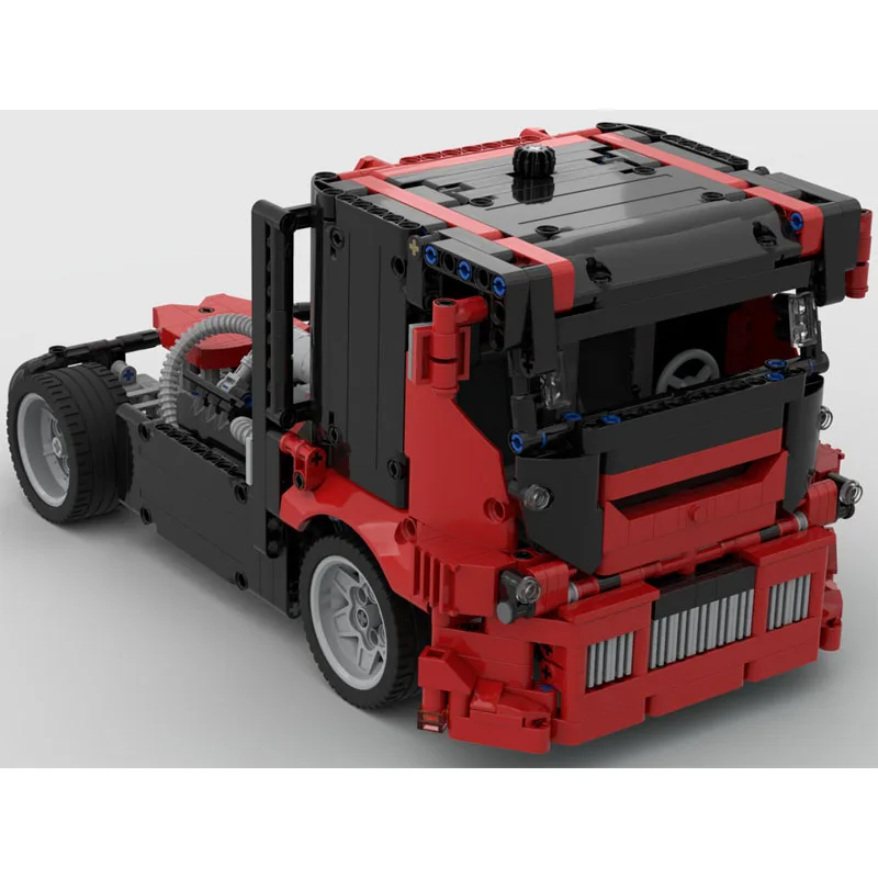 MOC-57878 Транспортный гоночный автомобиль, грузовик, строительный блок, модель-722 деталей, MOC Creative Boy, детский строительный блок на день рождения, игрушка в подарок (art.: 3920cee7f22fd) - 3920cee7f22fd