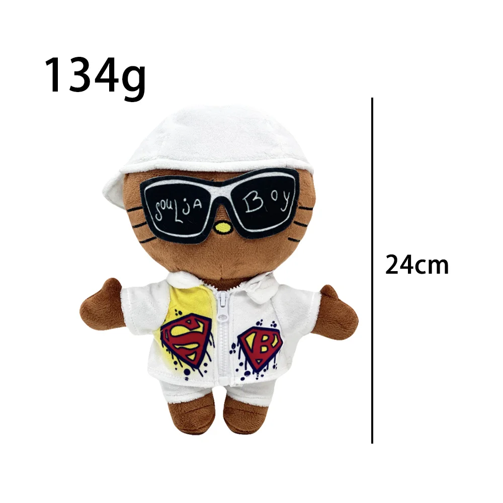 Hello Kitty Soulja Boy плюшевые игрушки куклы аниме плюшевая подушка игрушка забавные украшения детский подарок на день рождения и Рождество Мягкие игрушки