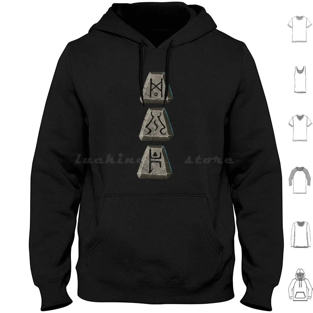 Худи Enigma с длинным рукавом, игра, видеоигра, видеоигра, ретро, Enigma Rune Runes Runeword Jah Ith Ber Vintage Teleport