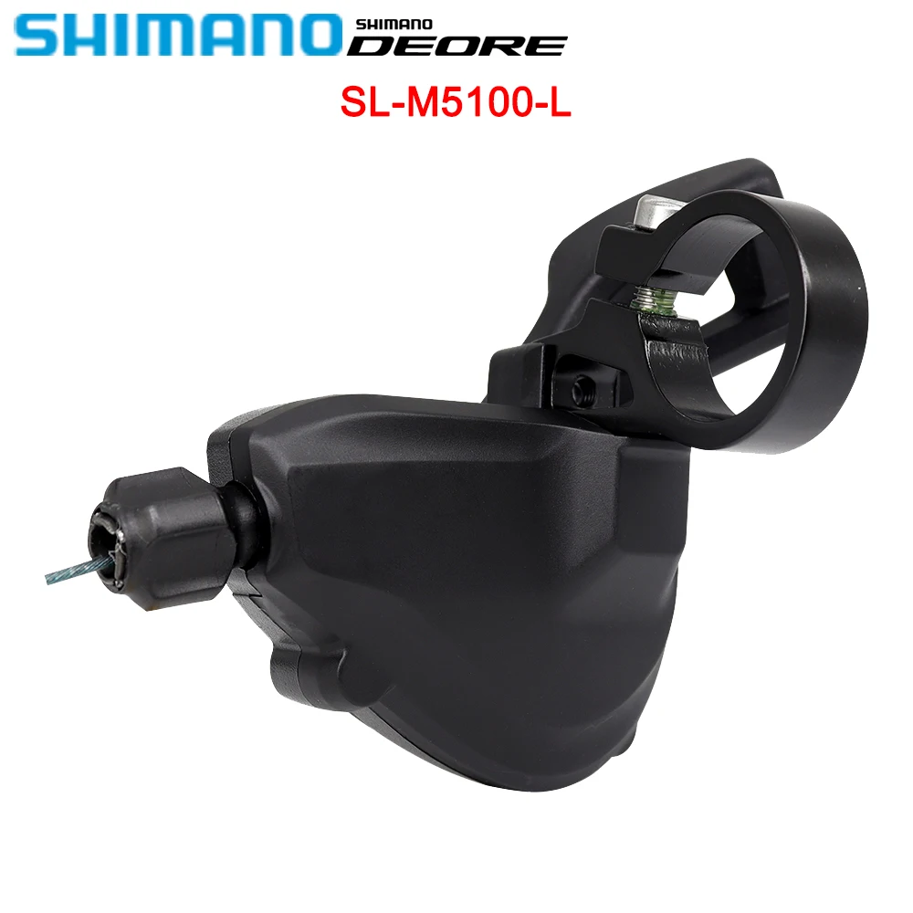 SHIMANO DEORE SL-M5100-L RAPIDFIRE PLUS, моно-раздвижной ремень, 2x1, 0/11 скоростей, для горного велосипеда, оригинальные запчасти для велосипеда
