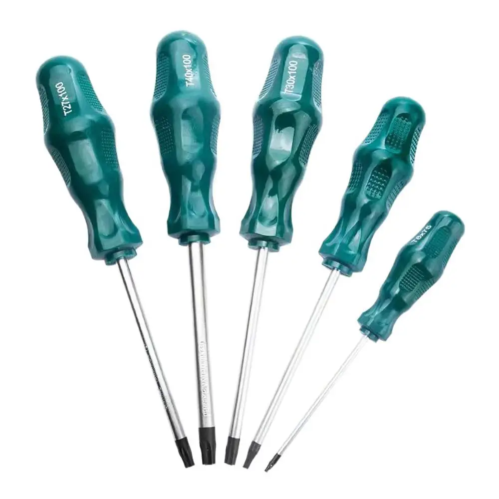 T15 T20 T25 T30 Отвертка Torx 400 мм удлиненная с отверстием Шестигранные биты Отвертка для домашнего ремонта Отвертка Ручные инструменты