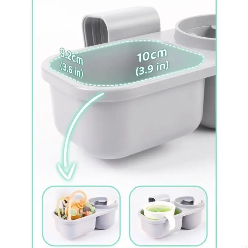 Фото 95ae множественные использование детских чашек Compact Designs Abs Cup Cup Cup Crackets для автомобильных сидений и инвалидных и №2