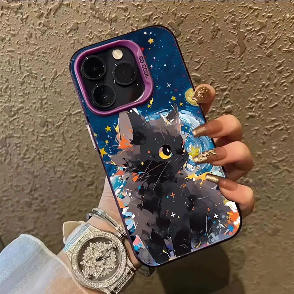 Роскошный чехол Cute Cat для Redmi A3 A3x A2 A1 Plus Redmi13 13C 12 9 10 Prime 2022 13R Note12R Противоударный чехол для телефона Redmi13C Cover