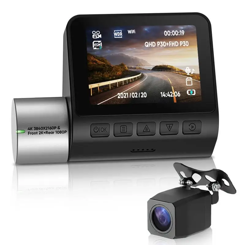 Автомобильные видеорегистраторы WIFI Full HD, автомобильная камера, видеорегистратор, ночное видение, 170 широкоугольный объектив, Запись вождения