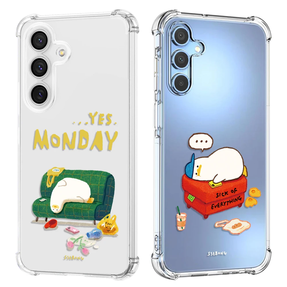 Чехол для телефона с маслом и бабочкой для Samsung Galaxy A32 A42 A52 A72 A23 A73 A04 A24 A34 A54 A05 A15 A25 A35 A55 4 5G Задняя крышка