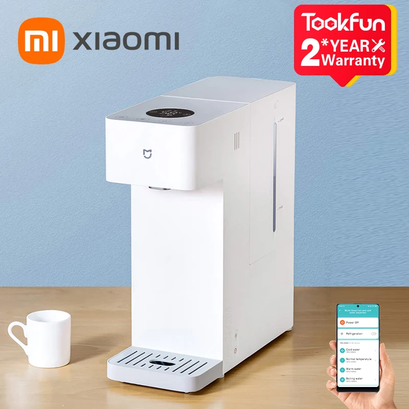 Умный диспенсер для горячей и холодной воды XIAOMI MIJIA, 3 л, 2023 Вт, быстрое домашнее устройство для нагрева воды, портативный водяной насос, электрический чайник, 2075