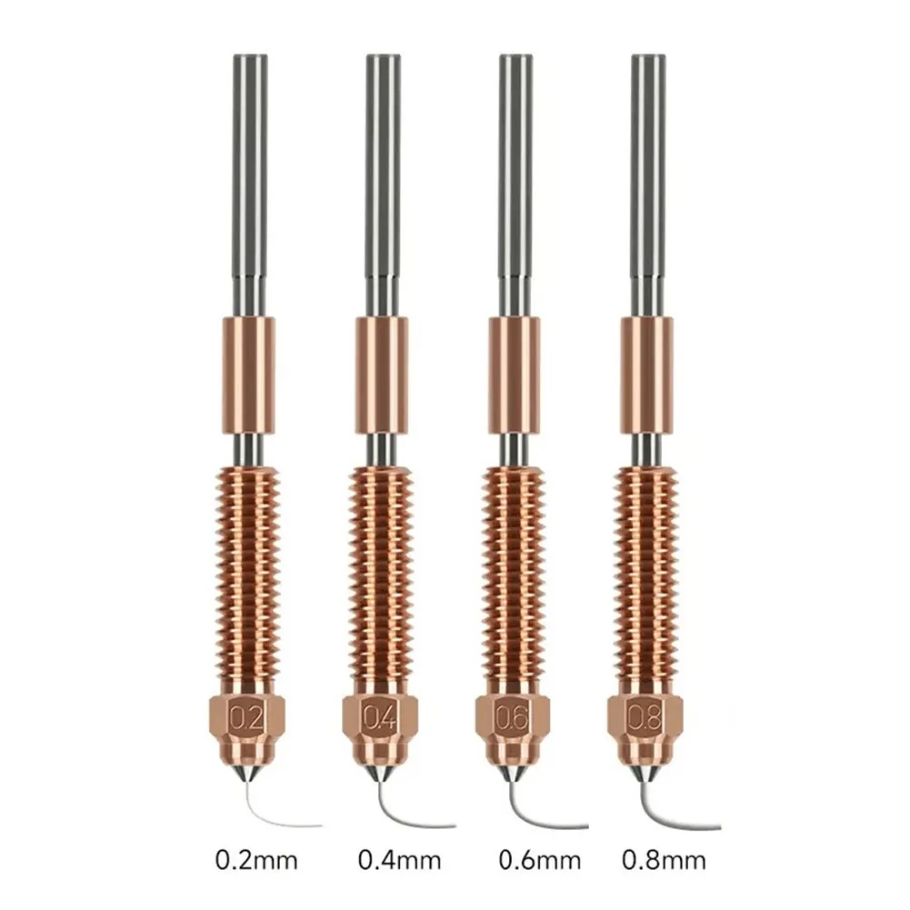 Форсунка для быстрой замены C-reality 0,2/0,4/0,6/0,8 мм для K1 Max K1C Ender-3 V3, форсунка из закаленной стали, усовершенствованная высокоскоростная печать