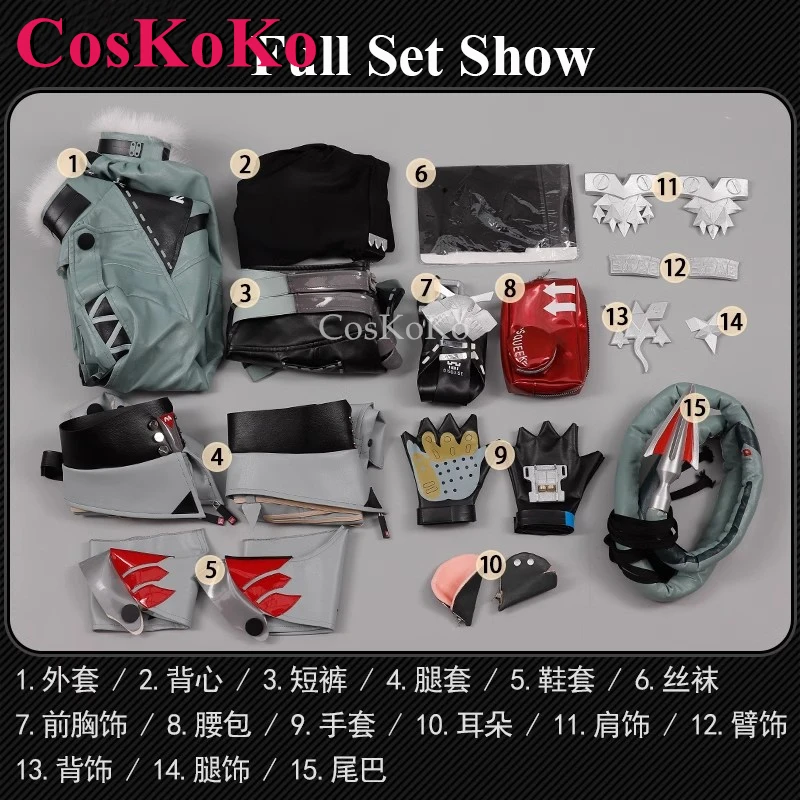 Фото CosKoKo Jane Doe костюмы для косплея игра Zenless Zone Zero милая элегантная униформа наряд Хэллоуин вечерние одежда для ролевых игр S-XL №5