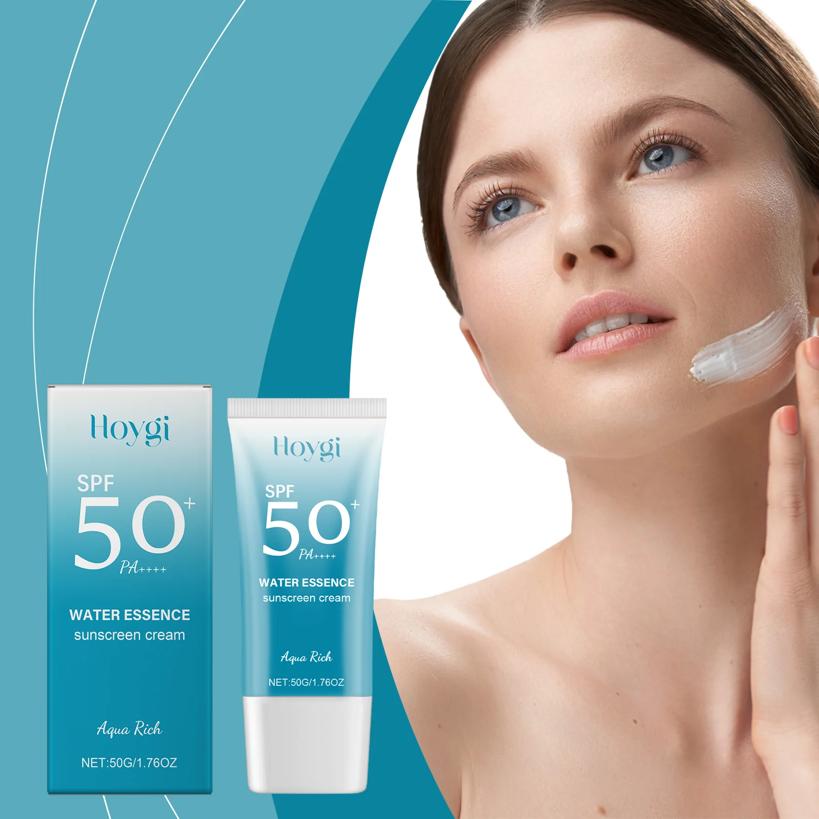 SPF 50+ PA++++ Солнцезащитный крем Water Essence — увлажняющий крем с защитой от ультрафиолета для лица, легкий и нежирный (art.: 3920cf005d0ea) - 3920cf005d0ea
