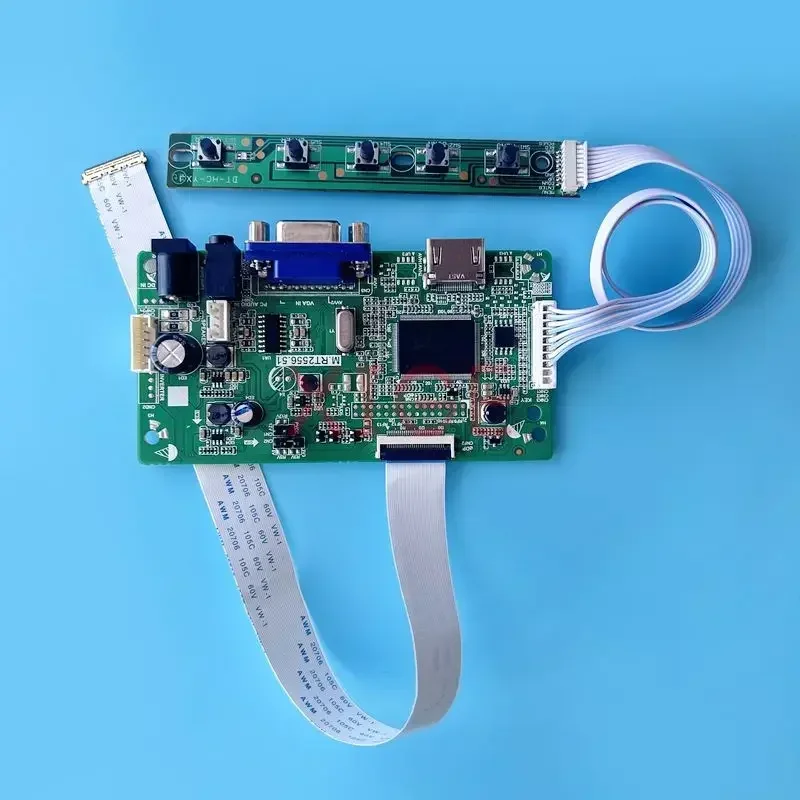 Комплект DIY Плата контроллера драйвера ЖК-дисплея для N140HGE-EA1/EAA/EBA HDMI-совместимый EDP 30-контактный VGA 14-дюймовая панель ноутбука 1920x1080