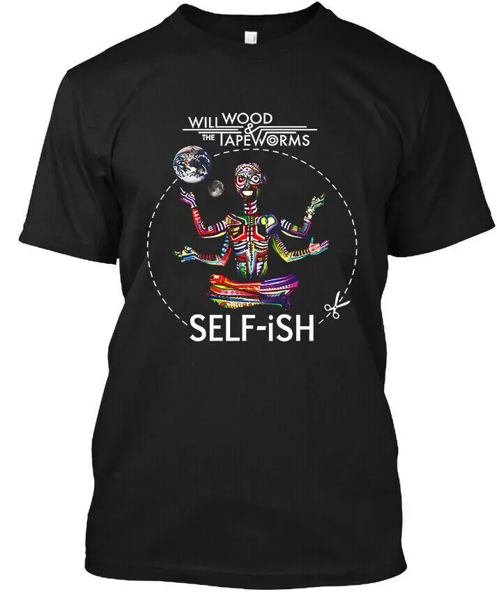 NWT Will Wood and the tapeworm SELF iSH американская музыкальная футболка, размер S 4XL