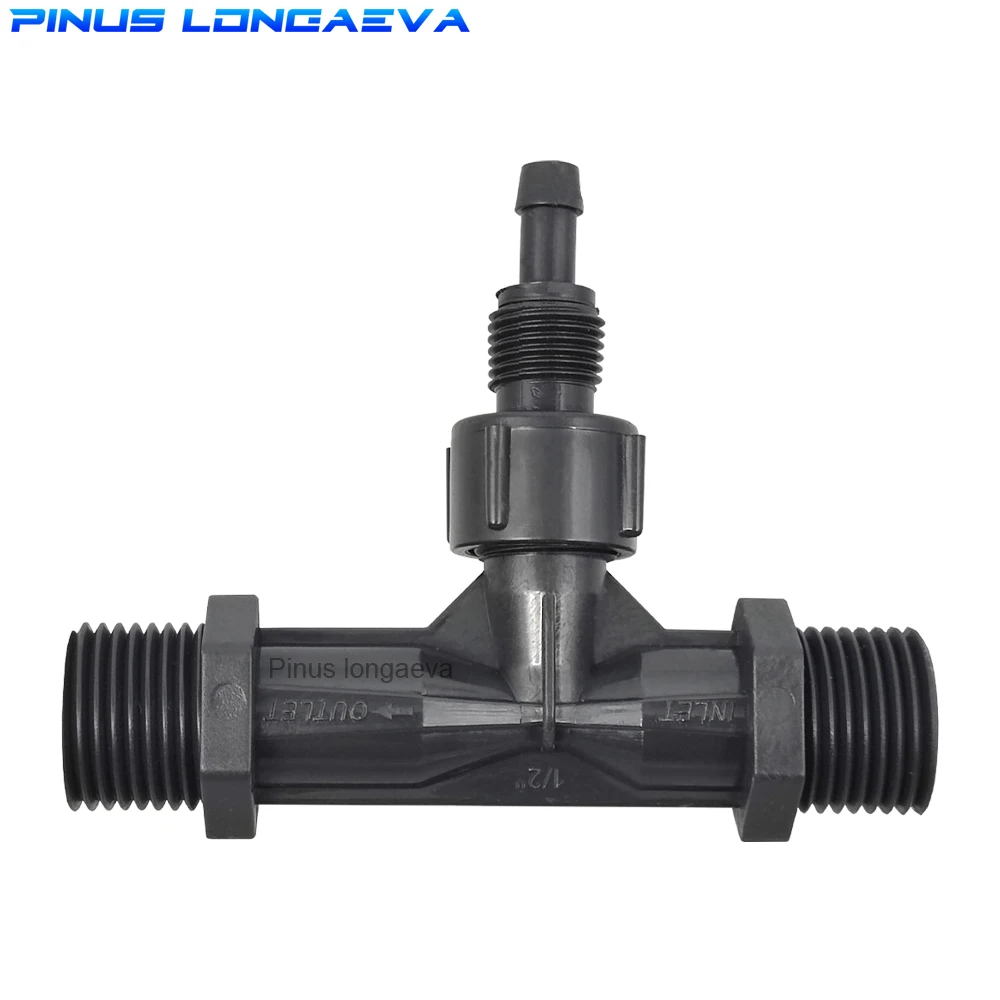 Смеситель для газа и воды Pinus longaeva, 1/2 дюйма, инжектор озона для очистки воды, аксессуары для генератора озона venturi