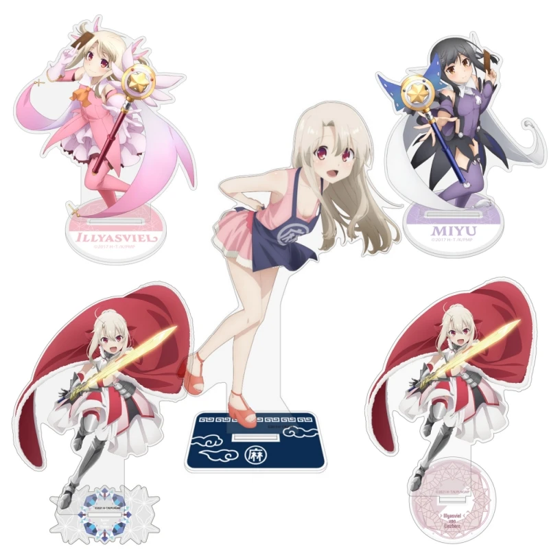 Fate/kaleid Liner Magic Girl Ilya акриловая подставка для девочек волшебные рубиновые фигурки двусторонние HD игрушки куклы украшения коллекции