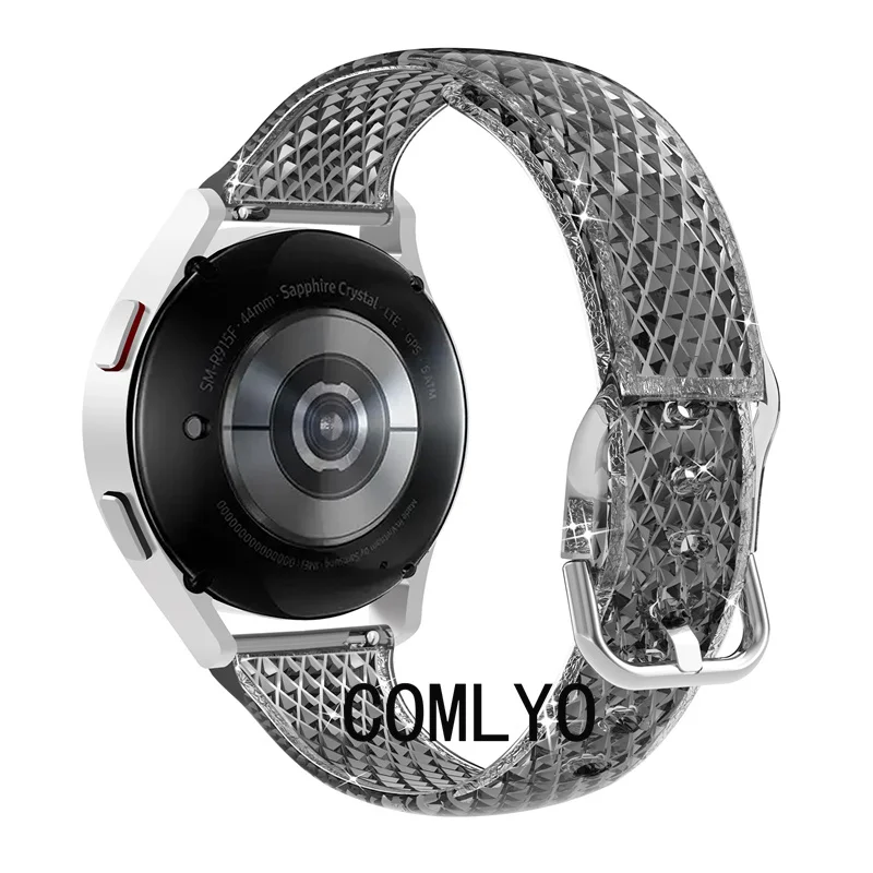Фото Новинка для умных часов Amazfit Bip 6, мягкий прозрачный ремешок из ТПУ для женщин и мужчин, спортивный ремешок, защитная пленка для экрана №4