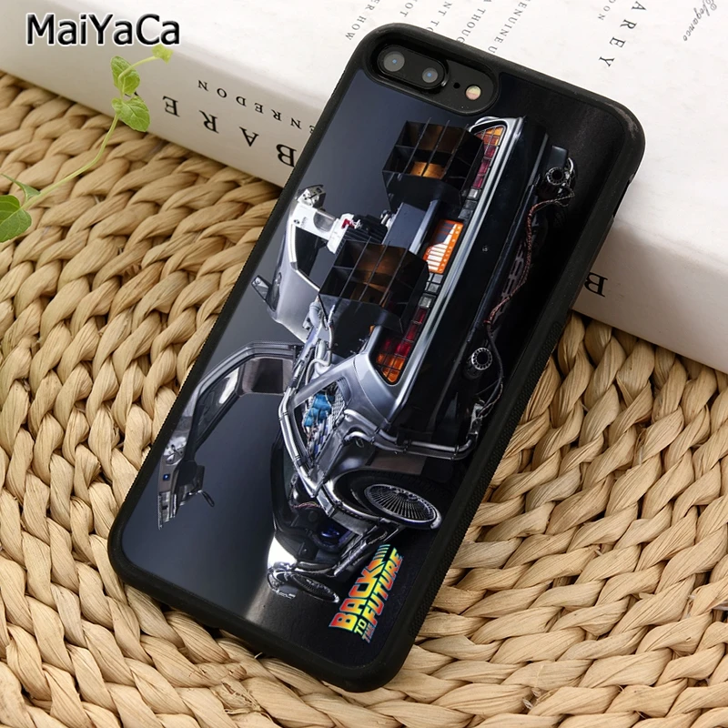 MaiYaCa обратно в будущее Delorean чехол для телефона для iPhone 17, Air 16, 15, 14, 11, 12, 13 Pro MAX Plus, чехол