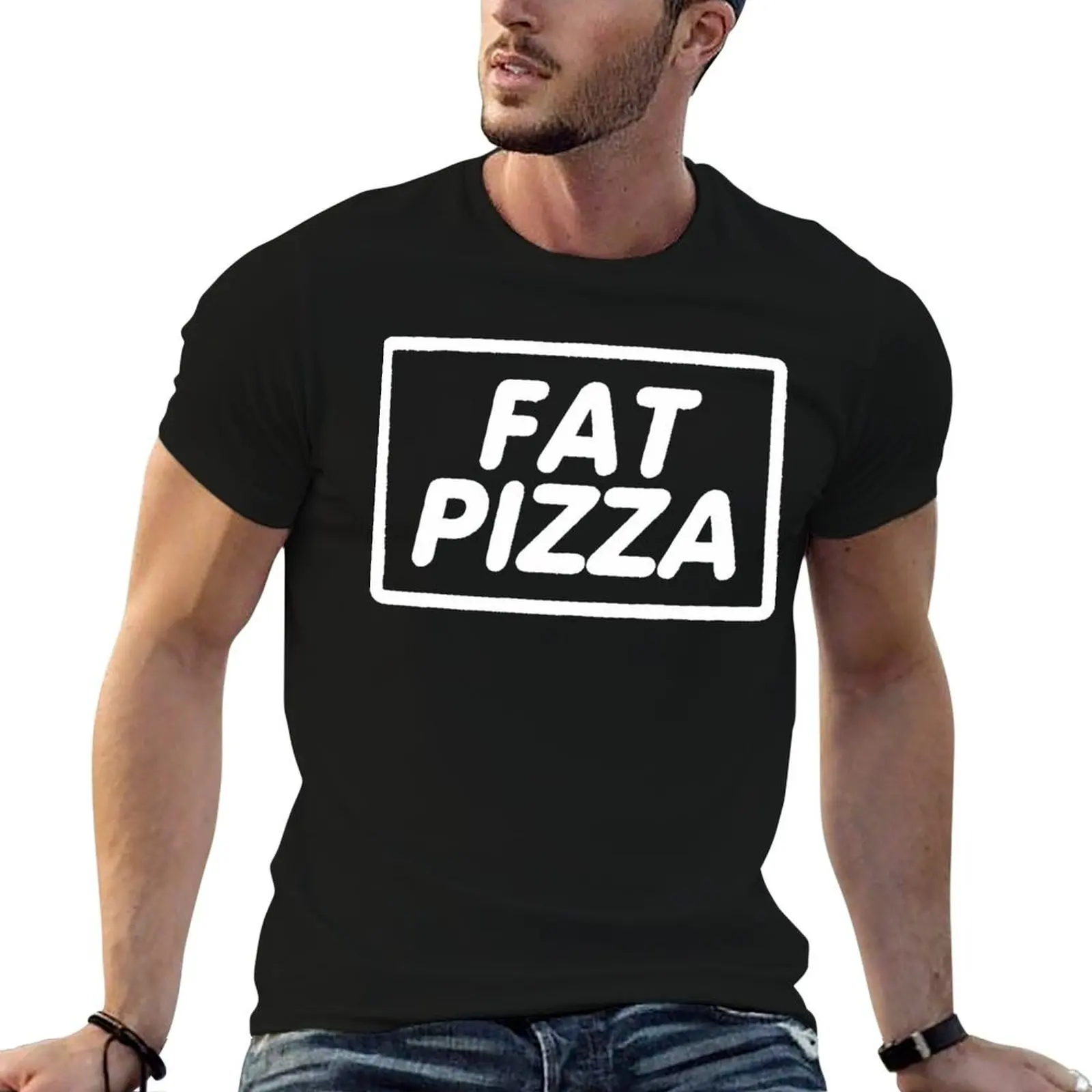 ЛУЧШИЙ ПРОДАВЕЦ Футболка Fat Pizza Merchandise, модные рубашки, футболки, мужские винтажные футболки