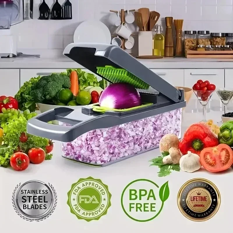 Многофункциональная нарезка для кухни, нарезка для кухни, можно использовать дома, многофункциональная нарезка для кухни
