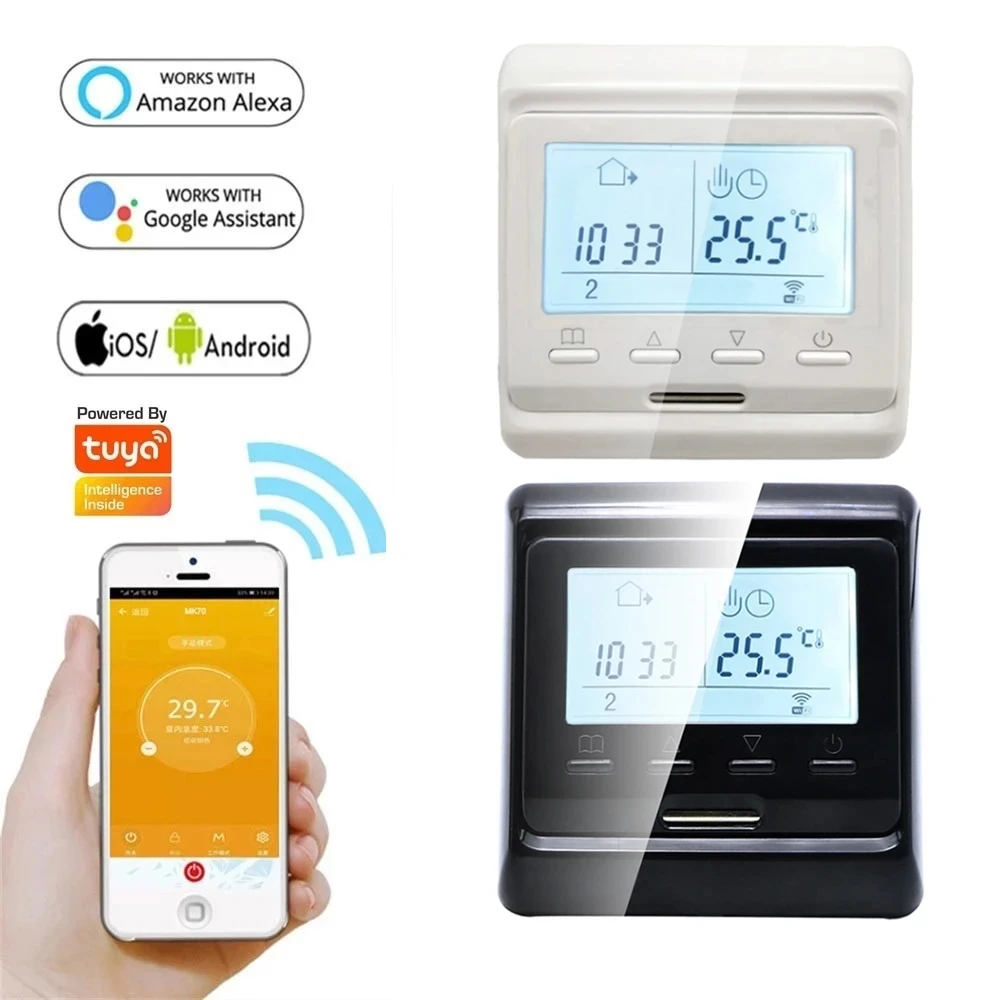 Умный термостат MINCO HEAT Alexa Google Home с Wi-Fi, 1 шт.