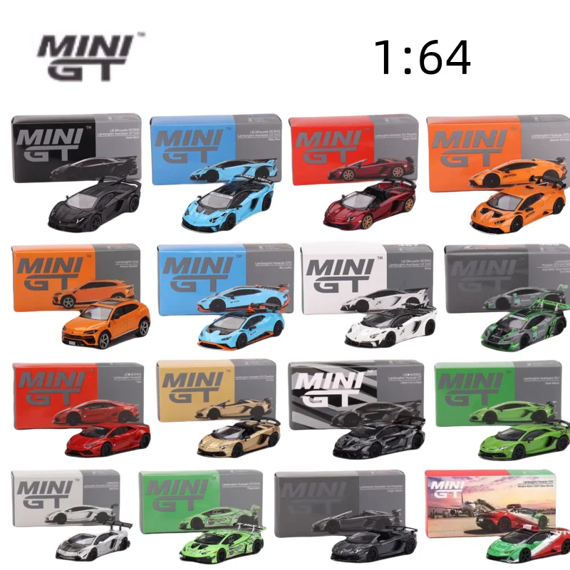 1:64 Lamborghini чёрная модель автомобиля Lamborghini, Коллекционная модель автомобиля для мальчиков, праздничный подарок для детей, украшение комнаты.