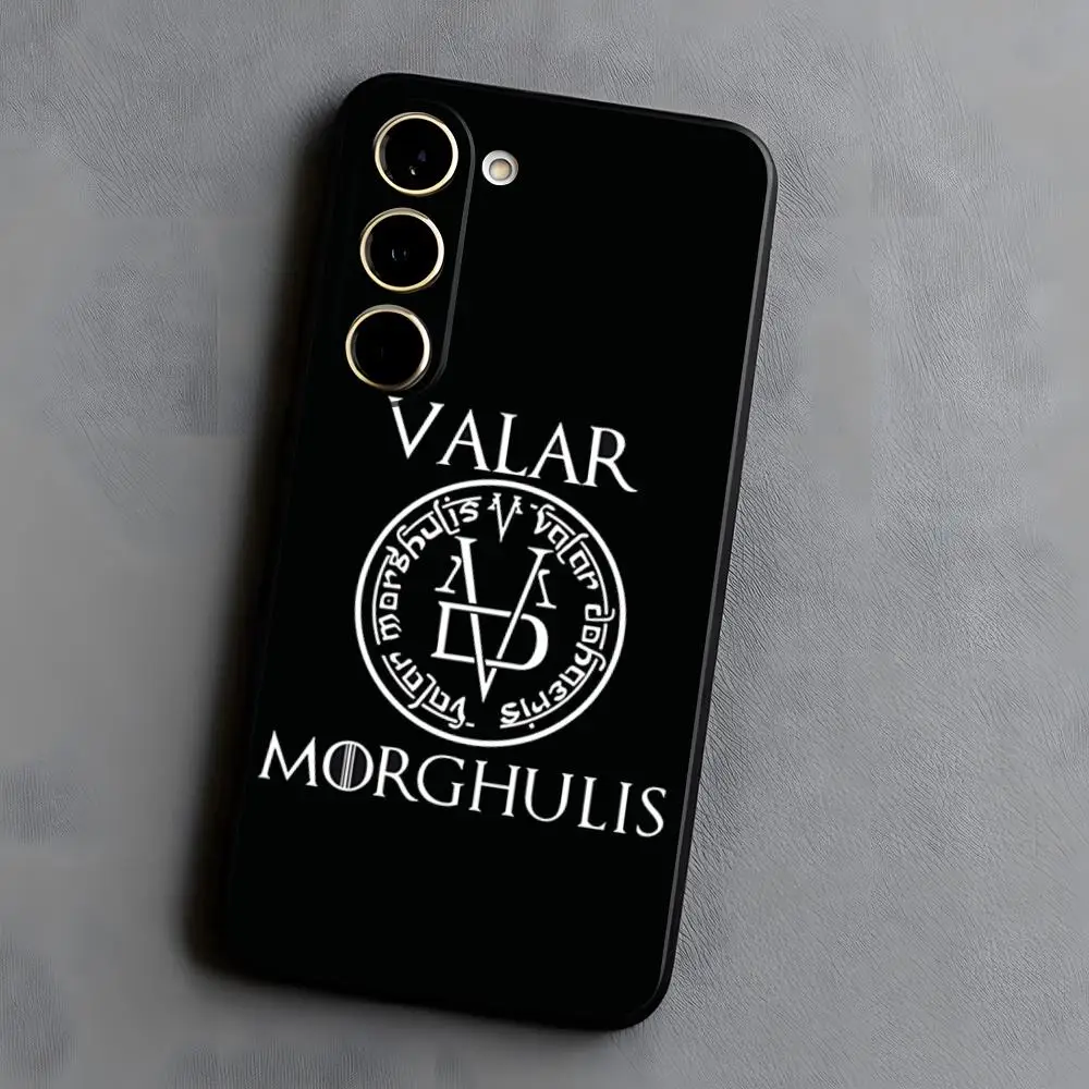 Фото Чехол для телефона Valar Morghulis для Samsung S25 S24 FE S23 S22 S21 Plus S20 Ultra Note20Ultra Black Soft Shell №2