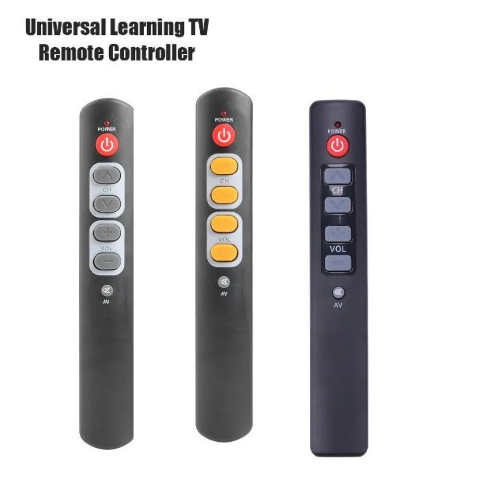 Пульт дистанционного управления для телевизора STB DVD DVB HIFI, 6 больших кнопок, универсальный 6-кнопочный умный пульт управления ler, дублирует ИК...