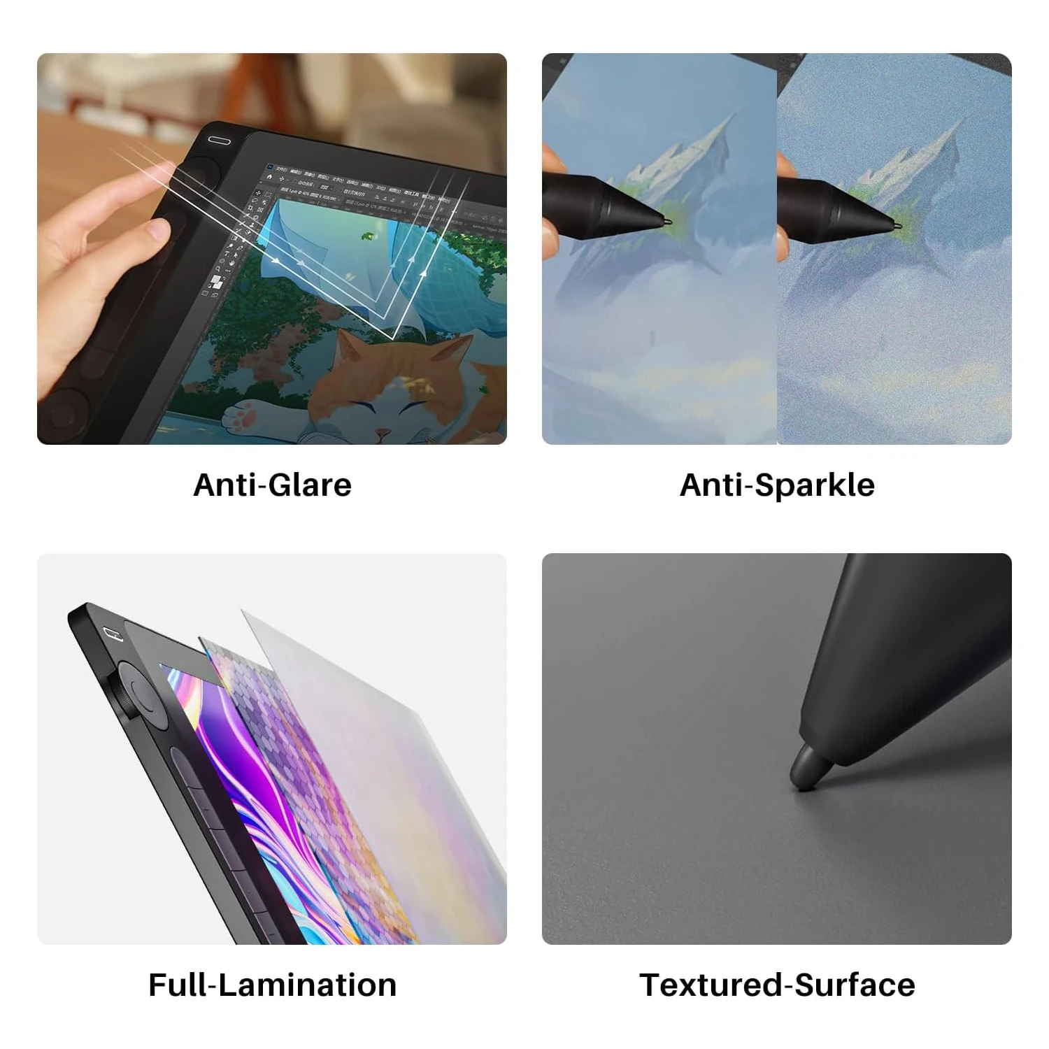 Huion Kamvas 16 (3), графический планшетный монитор, 16 тыс. уровней давления, Pentech 4,0, дисплей для рисования, 15,8-дюймовый экран Qhd 2,5 тыс. (art.: 3920ceb9a6941) - 3920ceb9a6941